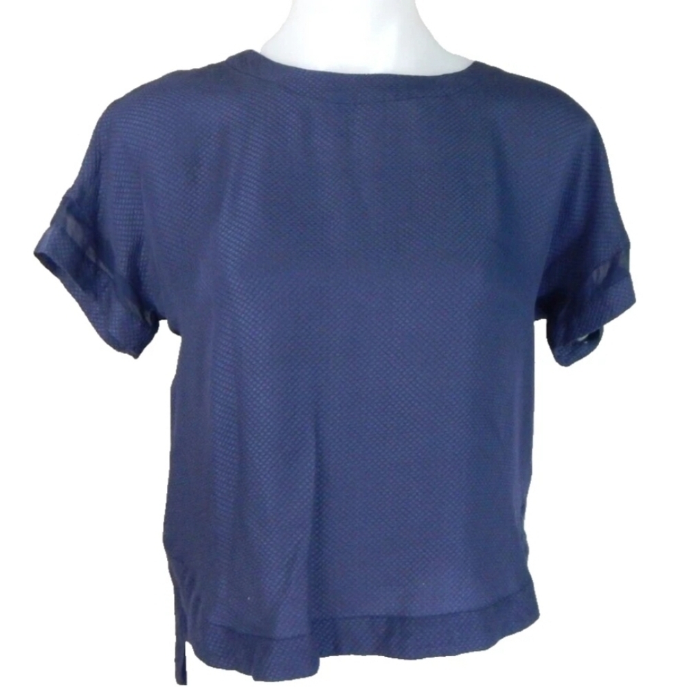 Brochu Walker Split Back Silk Top